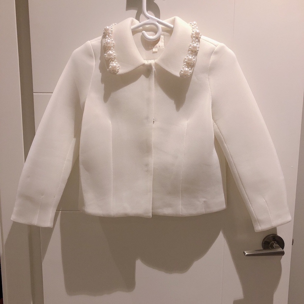 NEW Pearl collar jacket